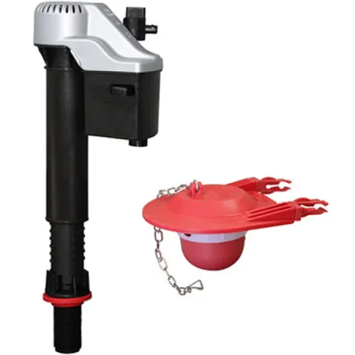 Korky QuietFILL Platinum Large 3 inch Flapper Fill Valve And Flapper Kit