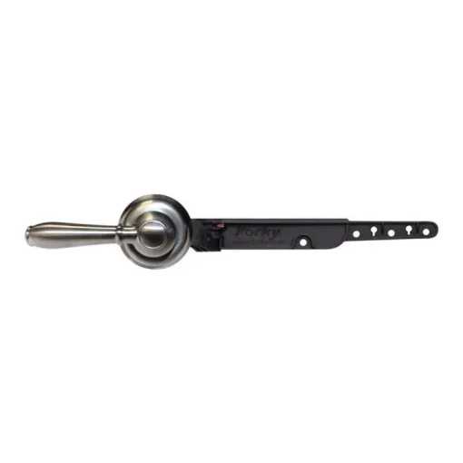 Korky StrongARM Faucet Style, Brushed Nickel Flush Handle