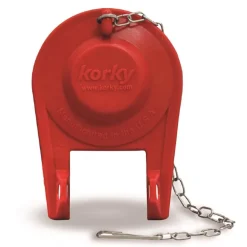 Korky Ultra High Performance Universal 2 Inch Toilet Flapper Red For Universal