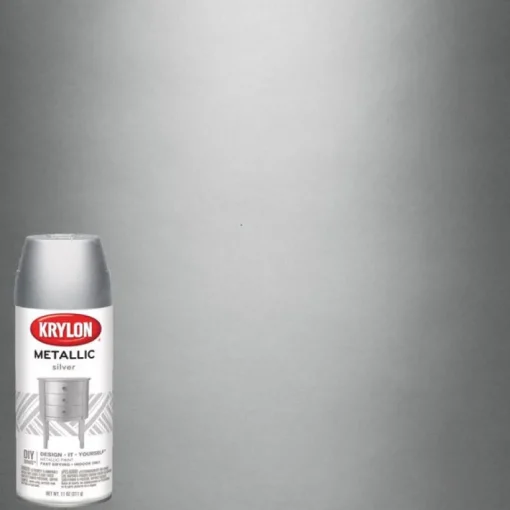 Krylon 1406 11 Oz Silver Metallic General Purpose Spray Paint (Pack of 6)
