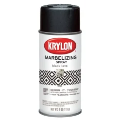KRYLON Black Acid Free Decorative Finish Marbelizing Spray Paint 4 oz.