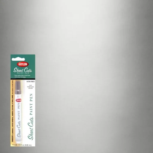 Krylon Chrome Gloss Short Cuts Paint Pen 1/3 oz. for Indoor Multi-Purpose Surface (Pack of 6)