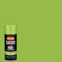 Krylon Fusion All-In-One Gloss Jungle Green Paint + Primer Spray Paint 12 oz (Pack of 6).