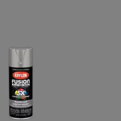 Krylon Fusion All-In-One Gloss Vintage Gray Paint + Primer Spray Paint 12 oz (Pack of 6).