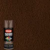 Krylon Fusion All-In-One Hammered Cocoa Brown Paint + Primer Spray Paint 12 oz (Pack of 6).