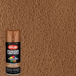 Krylon Fusion All-In-One Hammered Copper Paint + Primer Spray Paint 12 oz (Pack of 6).