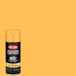 Krylon Fusion All-In-One Matte Wild Honey Paint + Primer Spray Paint 12 oz (Pack of 6).