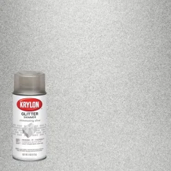 Krylon Glitter Shimmer Shimmering Silver Spray Paint 4 oz