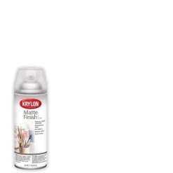 Krylon Matte Clear Spray Paint 11 oz (Pack of 6)