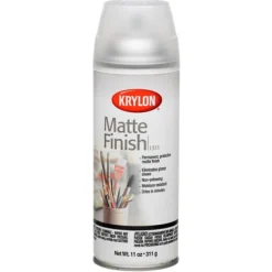 Krylon Matte Clear Spray Paint 11 oz (Pack of 6)