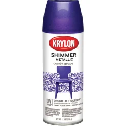 Krylon Metallic Purple Shimmer Spray Paint 11.5 oz (Pack of 6)