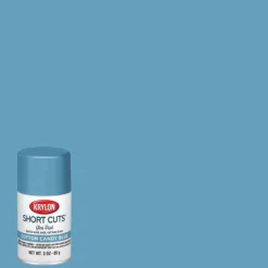 Krylon Short Cuts High-Gloss Bonnet Blue Spray Paint 3 oz. (Pack of 6)