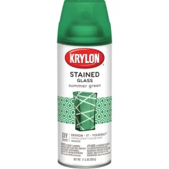 Krylon Stained Glass Summer Green Spray Paint 11.5 oz.