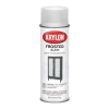 Krylon White Frosted Glass Lacquer Thinner Aerosol Can Spray Paint 6 oz. (Pack of 6)