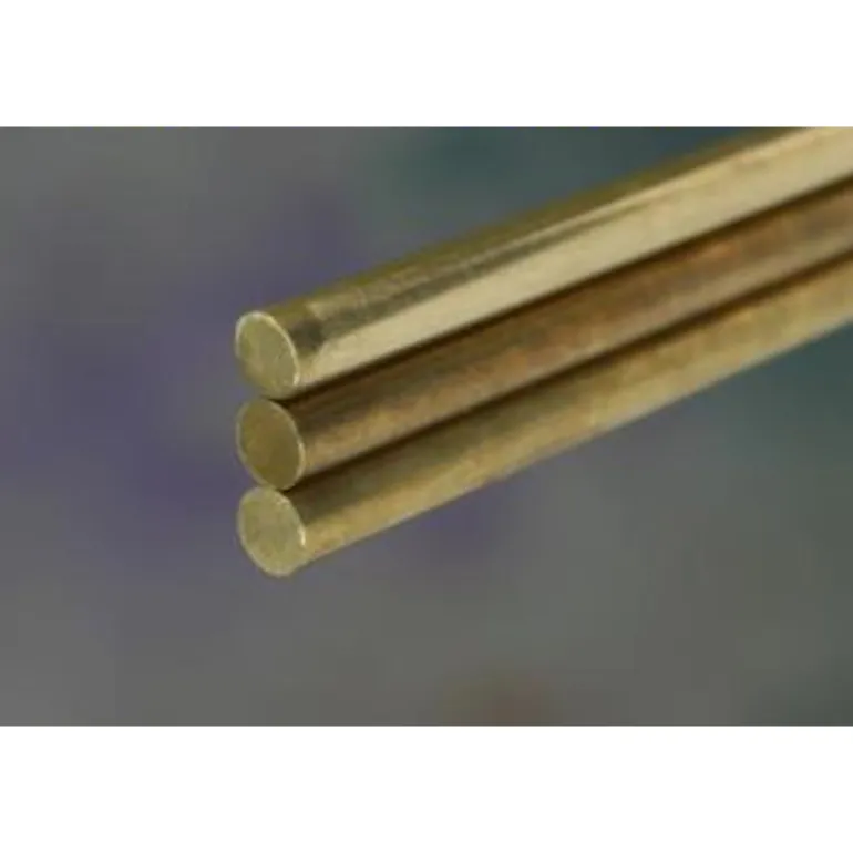 K&S 0.114/0.081/0.072 in. D X 12 in. L Brass Rod 3 pk