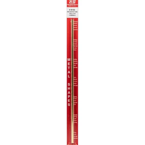 K&S 7/32 in. D X 12 in. L Round Brass Tube 1 pk