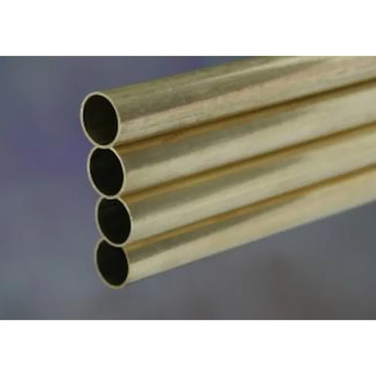 K&S 9/32 in. D X 12 in. L Round Brass Tube 1 pk