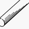 K&S 7/16 in. D X 12 in. L Stainless Steel Unthreaded Rod