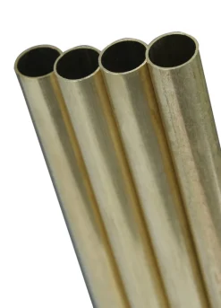 K&S 1/4 in. Dia. x 36 in. L Round Brass Tube 5 pk (Pack of 5)