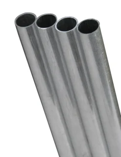 K&S 3/16 in. Dia. x 36 in. L Round Aluminum Tube (Pack of 6)