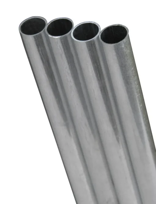 K&S 3/16 in. Dia. x 36 in. L Round Aluminum Tube (Pack of 6)