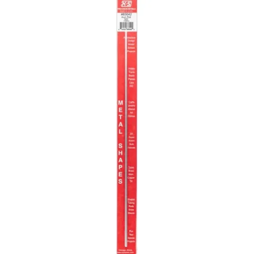 K&S 12 in. L X 3/32 in. D Aluminum Rod 1 pk