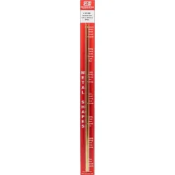 K&S 3/16 in. W X 12 in. L Rectangular Brass Tube 1 pk