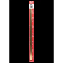 K&S 3/8 in. W X 12 in. L Rectangular Brass Tube 1 pk