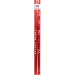 K&S 5/16 in. W X 12 in. L Rectangular Brass Tube 1 pk