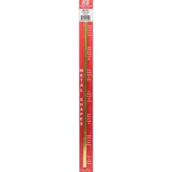 K&S 1/4 in. W X 12 in. L Square Brass Tube 1 pk