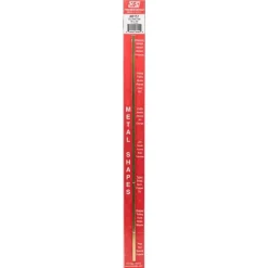 K&S 1/8 in. W X 12 in. L Square Brass Tube 1 pk