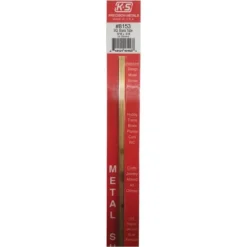 K&S 3/16 in. W X 12 in. L Square Brass Tube 1 pk