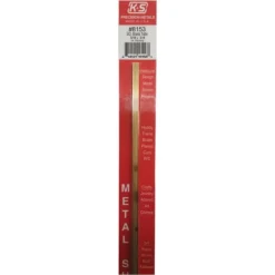 K&S 3/16 in. W X 12 in. L Square Brass Tube 1 pk