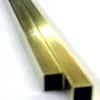 K&S 1/16 in. W X 12 in. L Square Brass Tube 2 pk