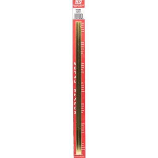 K&S 0.064 in. X 1/2 in. W X 12 in. L Mill Brass Metal Strip