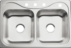 KTCHN SNK DBL 33X22X6.5"