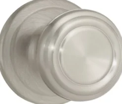 Kwikset Cameron Satin Nickel Passage Lockset 1-3/4 in.