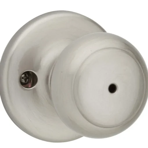 Kwikset Cove Satin Nickel Privacy Knob Right or Left Handed