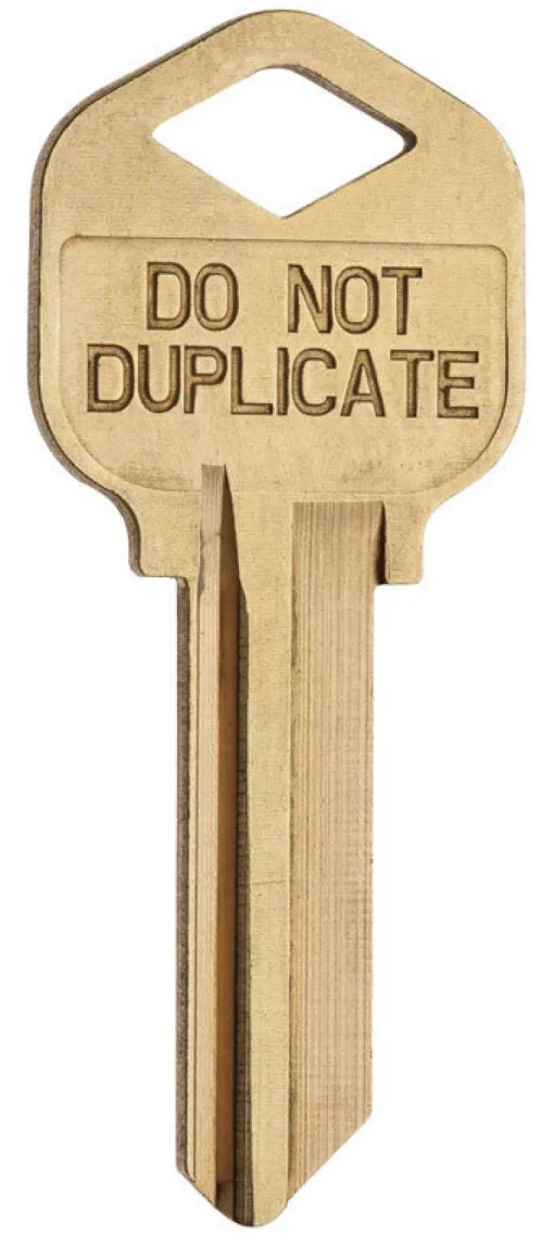 Kwikset Home House/Office Key Blank Single sided For Control Deadbolts (Pack of 10)