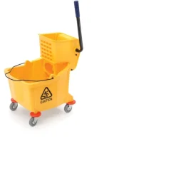 Laitner Brush Company Yellow Mop Bucket 26 qt. Capacity