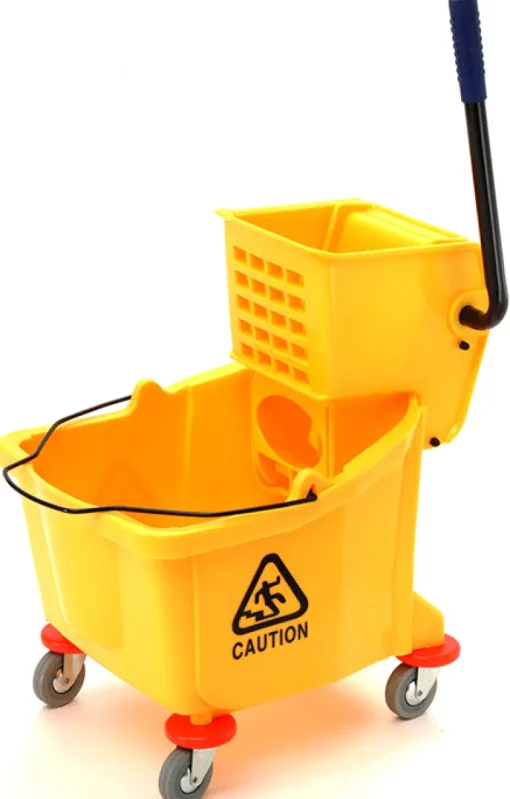 Laitner Brush Company Yellow Mop Bucket 26 qt. Capacity