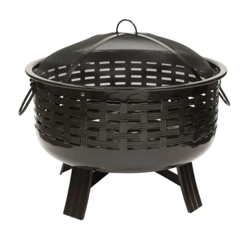 Landmann Fireglow Wood Fire Pit 23 in. H X 25.25 in. W X 28 in. D Steel