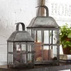LANTERN SOLAR METAL 16"