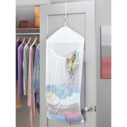 LAUNDRY BAG MESH FAB WHT