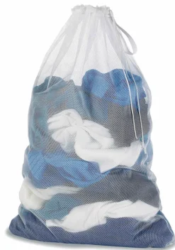 LAUNDRY BAG POLY WH 6"W