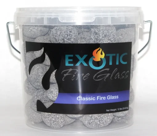 Lava Fire Stones, Black Oval, .5 to .75-In., 12-Lb.