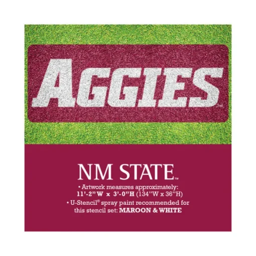 LAWN STENCIL "AGGIES"