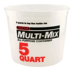 Leaktite Clear 5 qt Multi-Mix Container