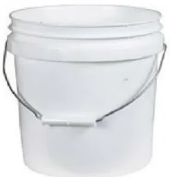 Leaktite White 1 gal. Plastic Bucket (Pack of 24)