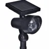 LED Solar Spot Light, Black, 100 Lumens